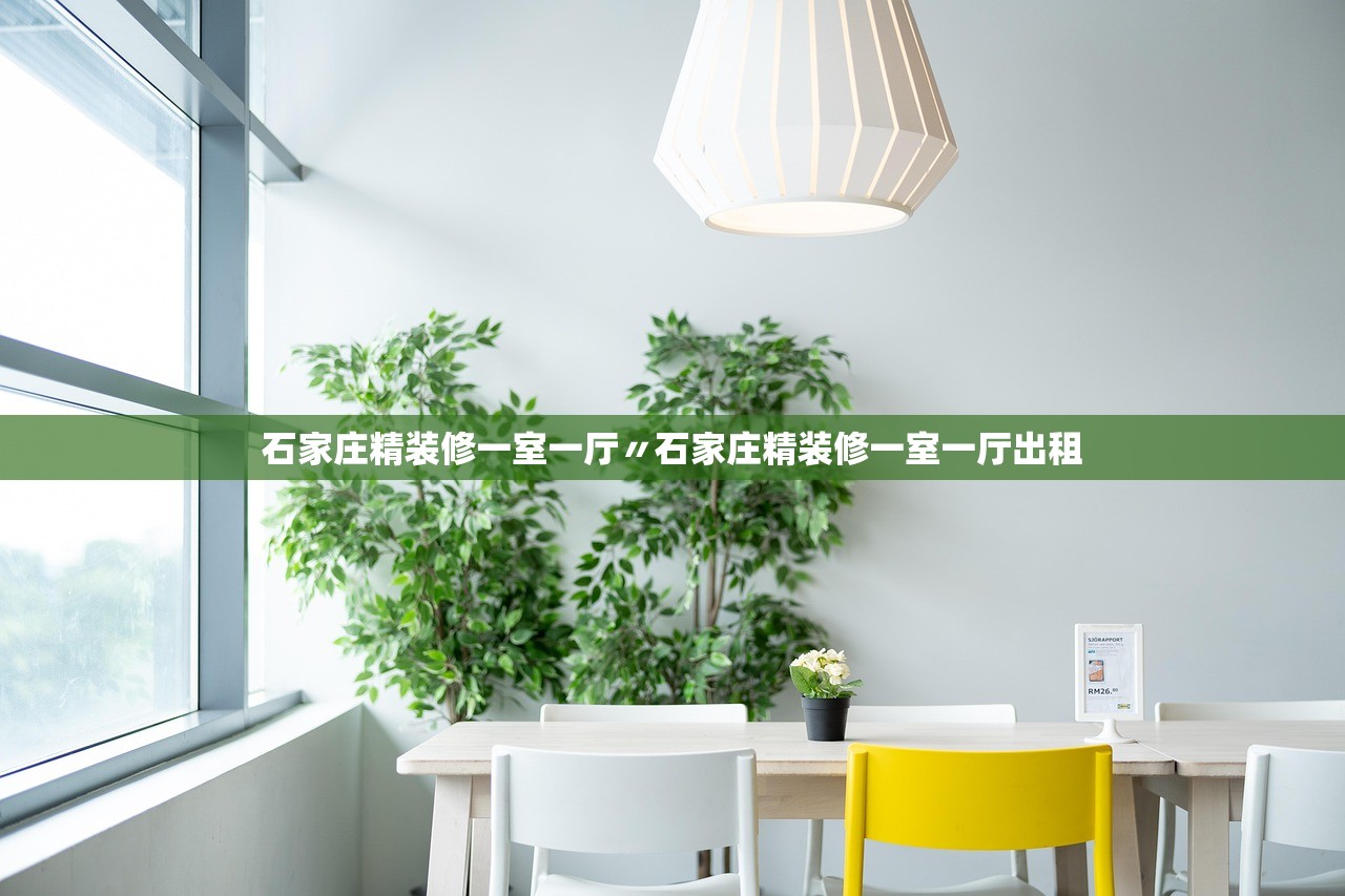 石家庄精装修一室一厅〃石家庄精装修一室一厅出租