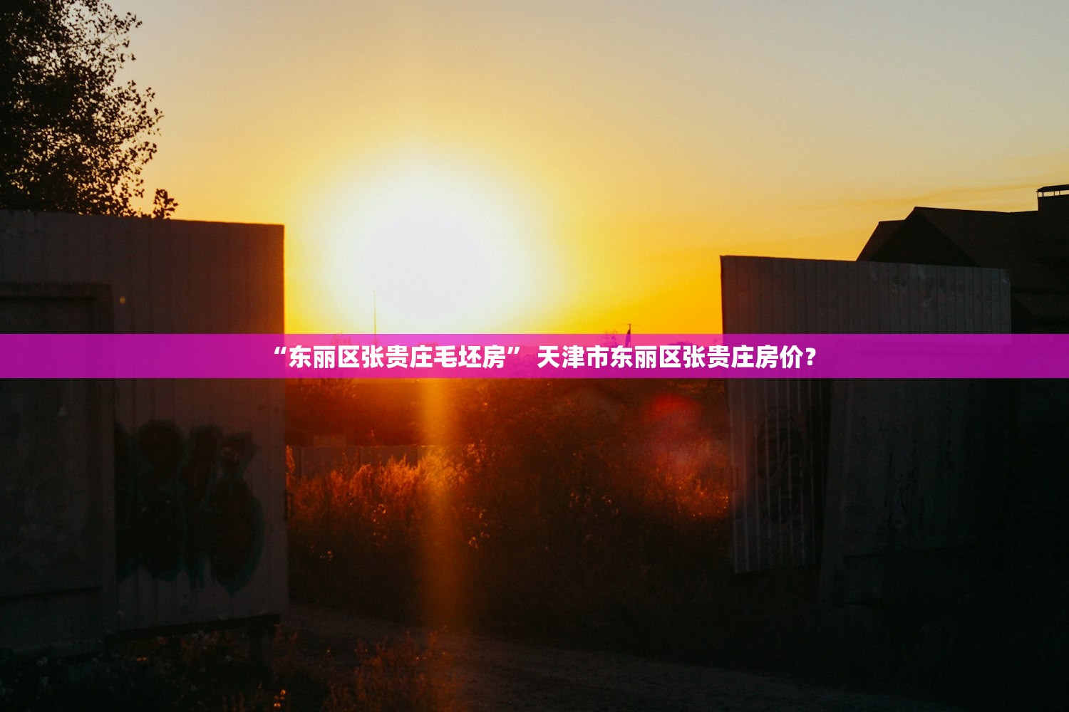 “东丽区张贵庄毛坯房” 天津市东丽区张贵庄房价？
