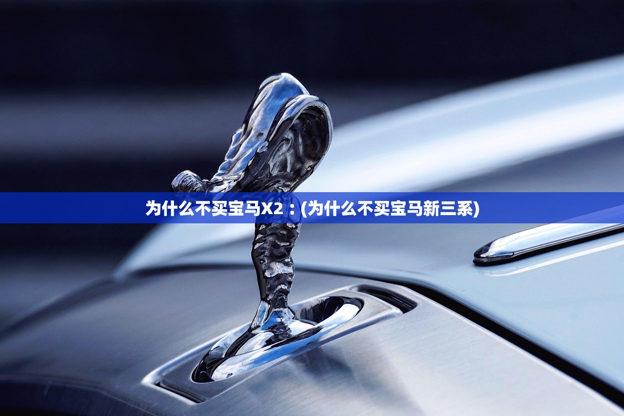为什么不买宝马X2︰(为什么不买宝马新三系) 为什么不买宝马X2︰(为什么不买宝马新三系)